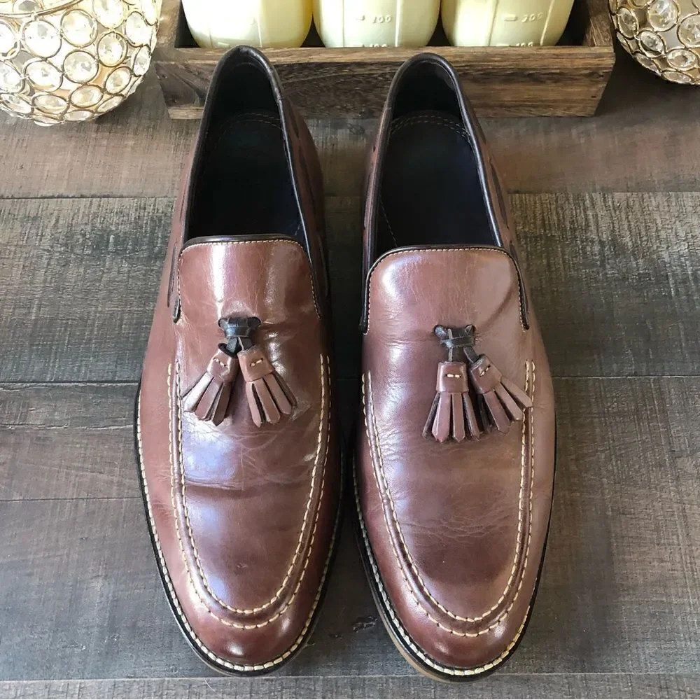 Donald Pliner Leather Loafers